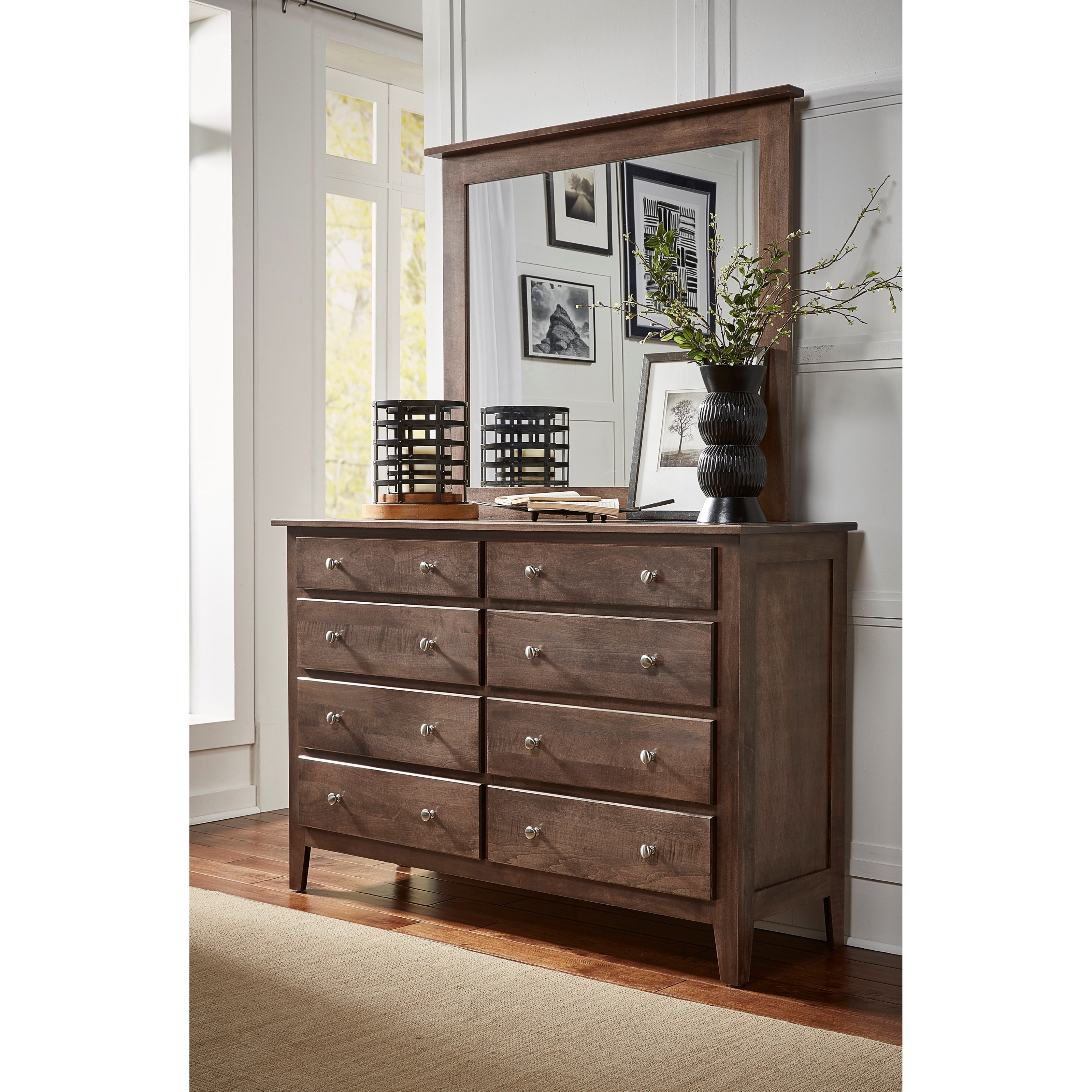 8-Drawer Dresser &amp; Mirror Set